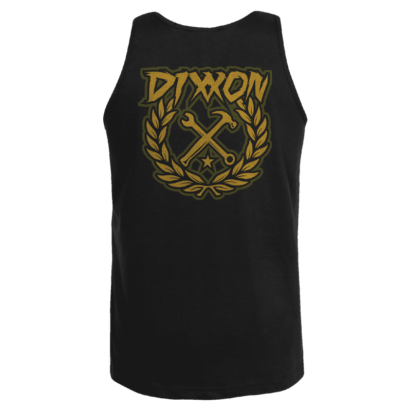 Party Crest Tank - Black & O.D. Green | Dixxon Flannel Co.