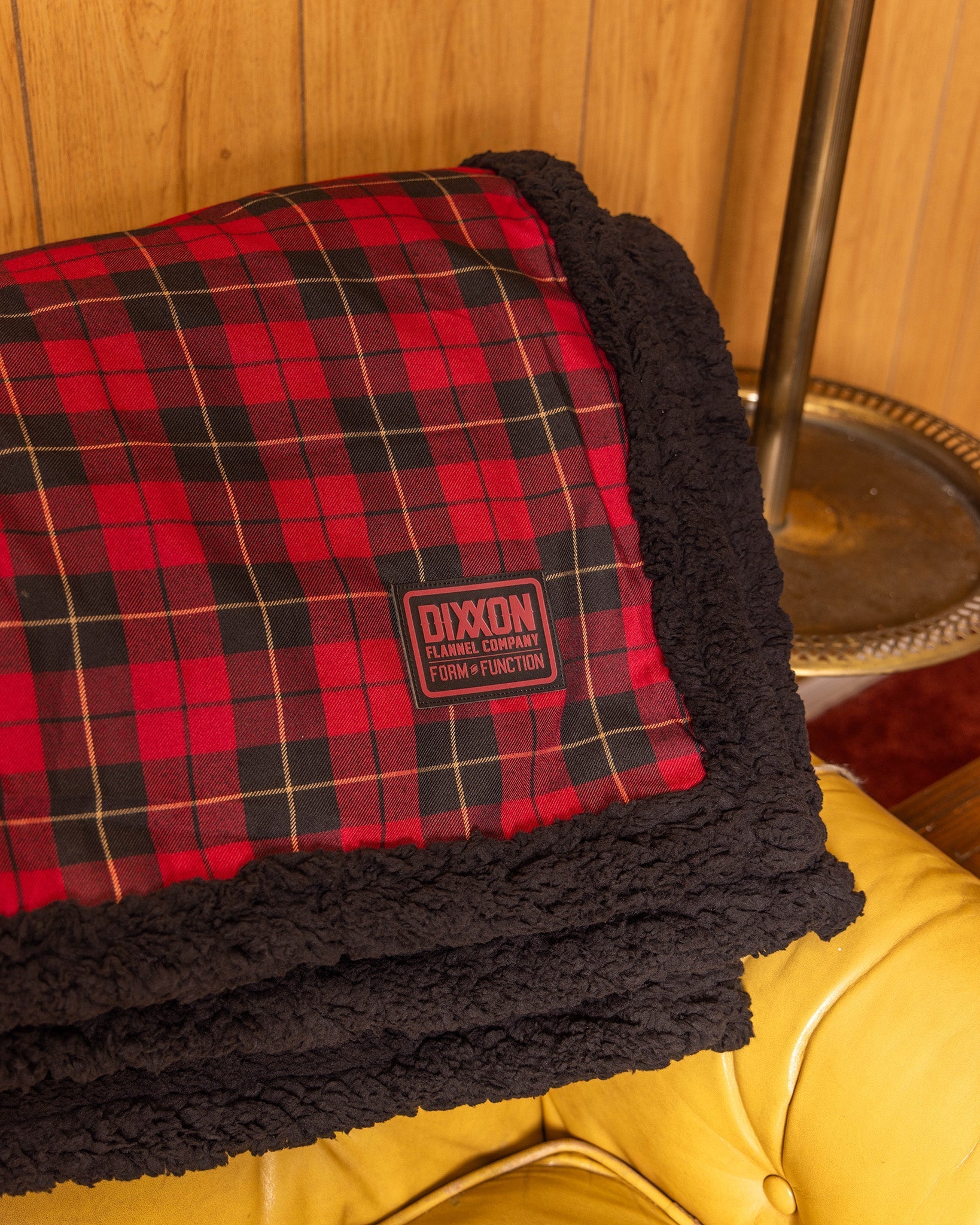 Ralphie Flannel Sherpa Blanket - Dixxon Flannel Co.