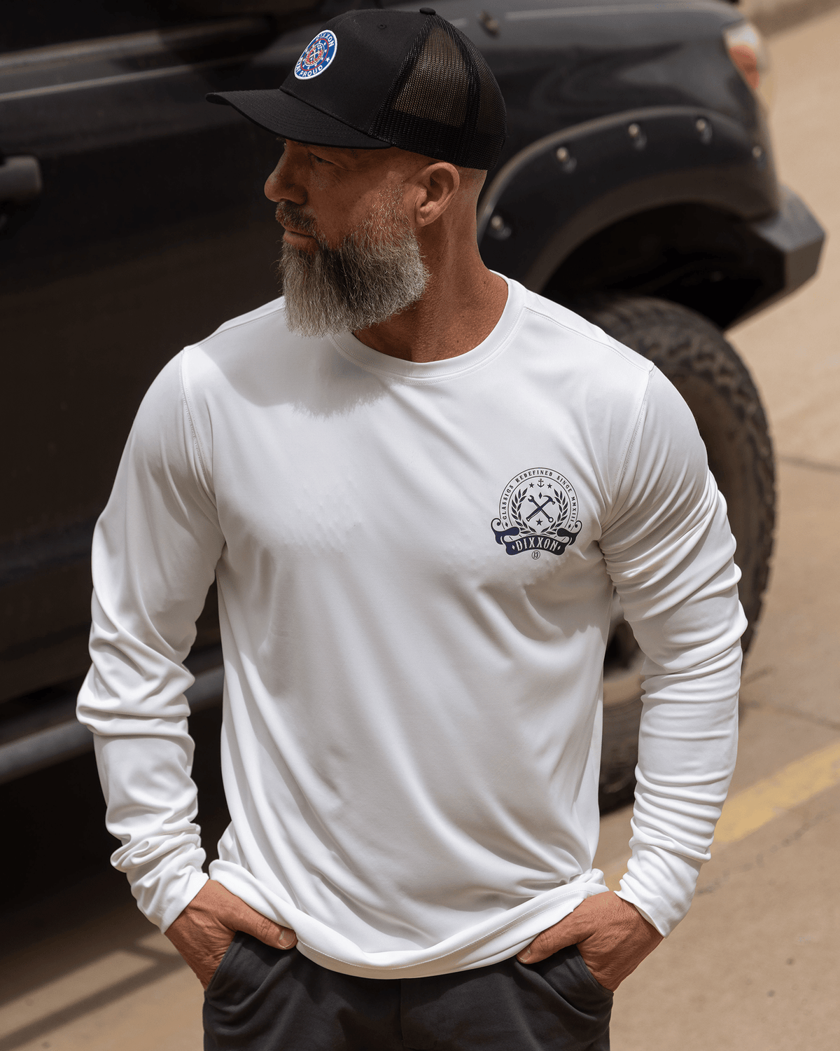 Redefined UV Long Sleeve T-Shirt - White - Dixxon Flannel Co.