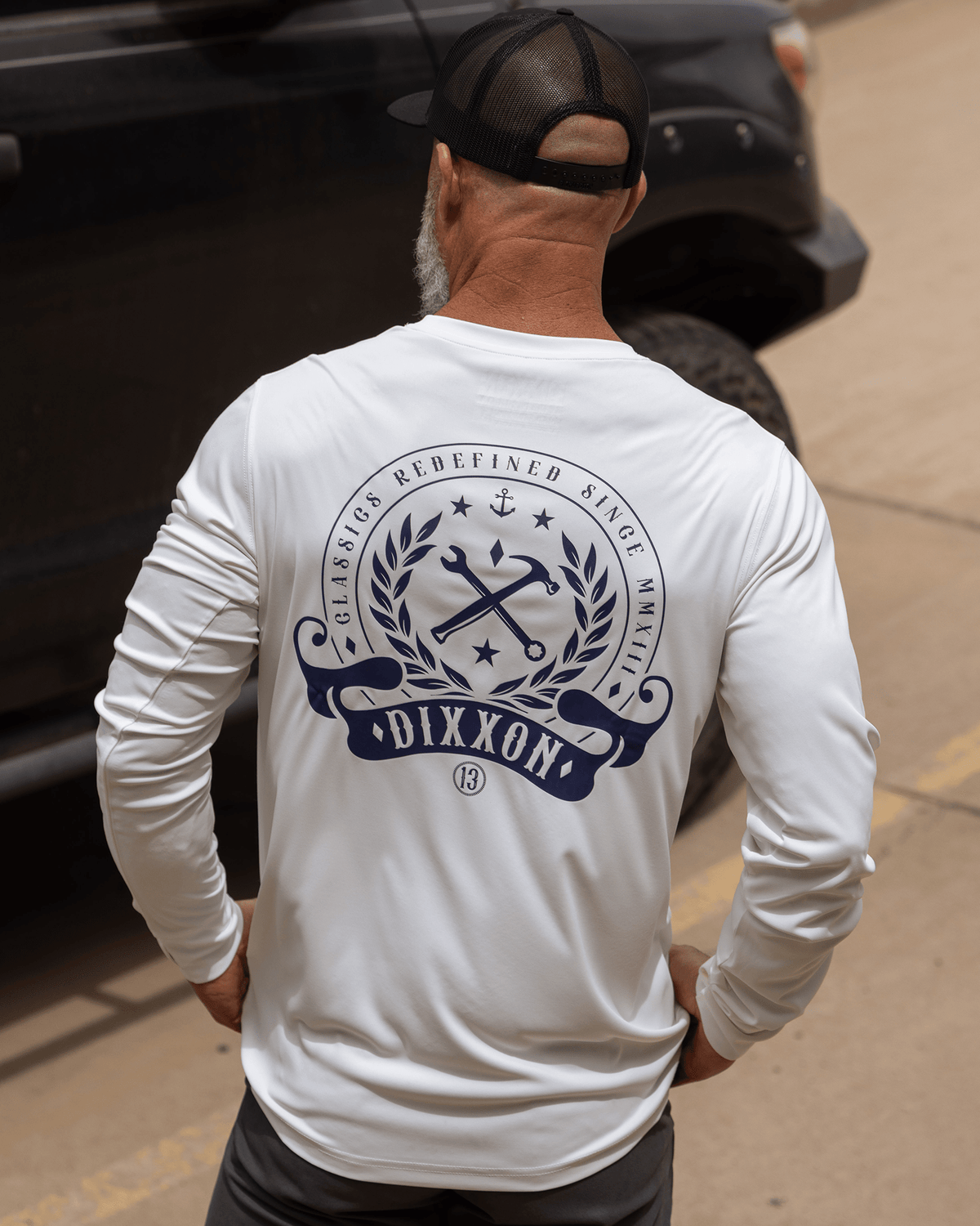 Redefined UV Long Sleeve T-Shirt - White - Dixxon Flannel Co.