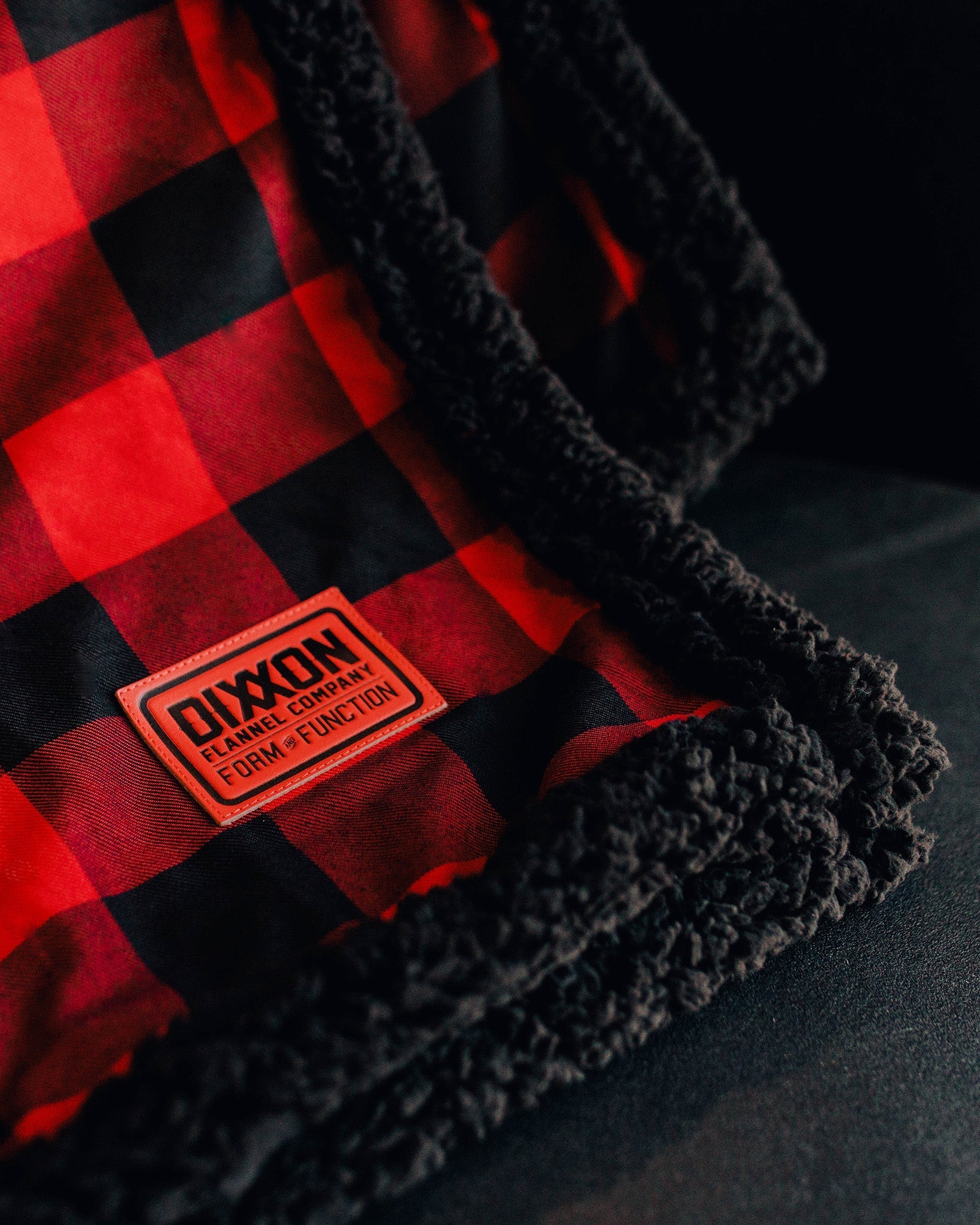 Redrum Flannel Sherpa Blanket - Dixxon Flannel Co.