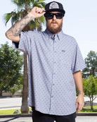 Salty Crest Party Shirt - Gray & Black - Dixxon Flannel Co.