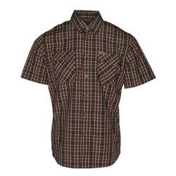 Short sleeve flannel button up online