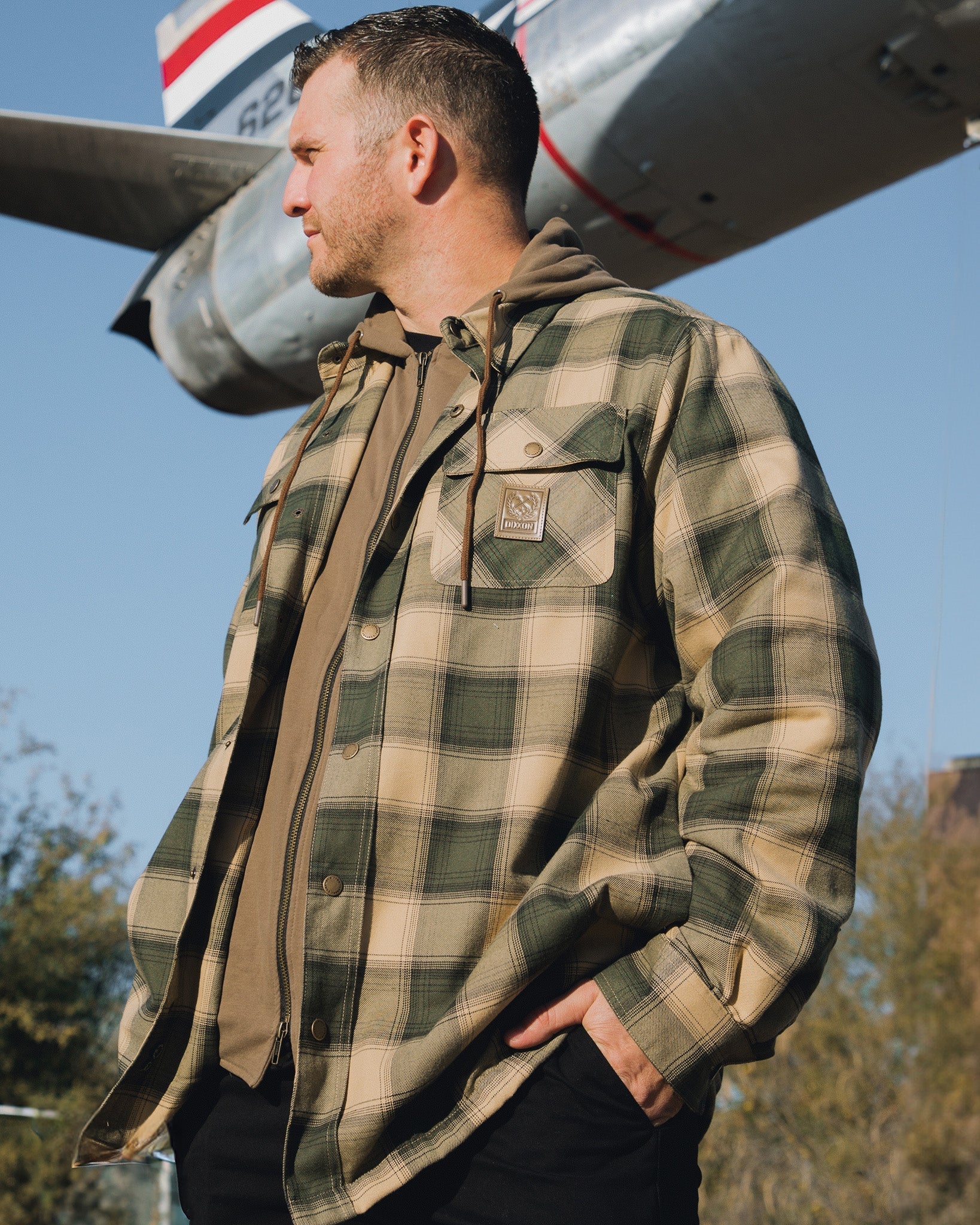 Squadron Hooded Flannel Jacket - Dixxon Flannel Co.