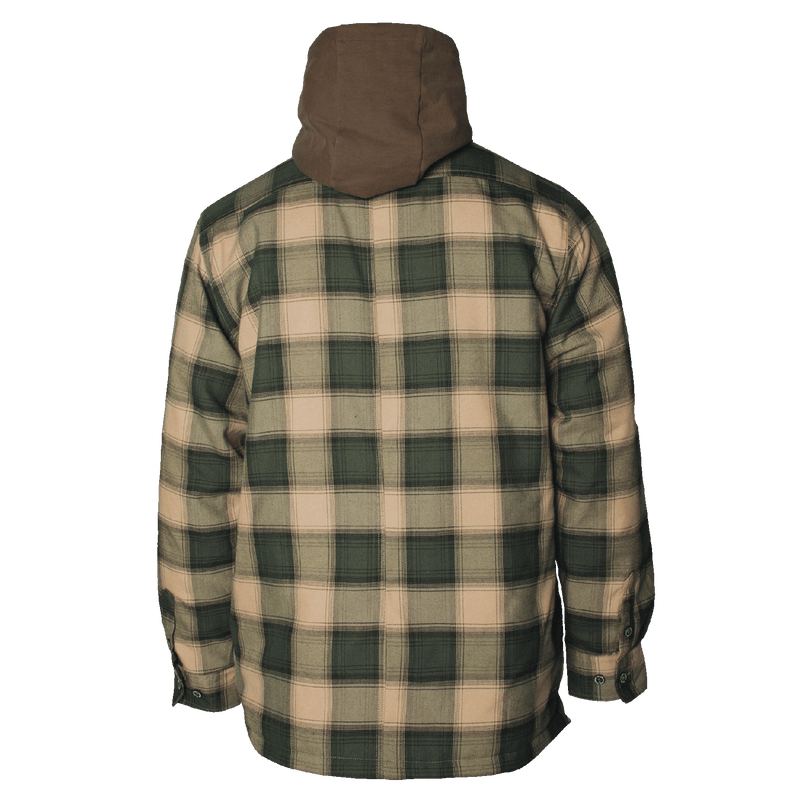 Flannel jacket cheap with hood