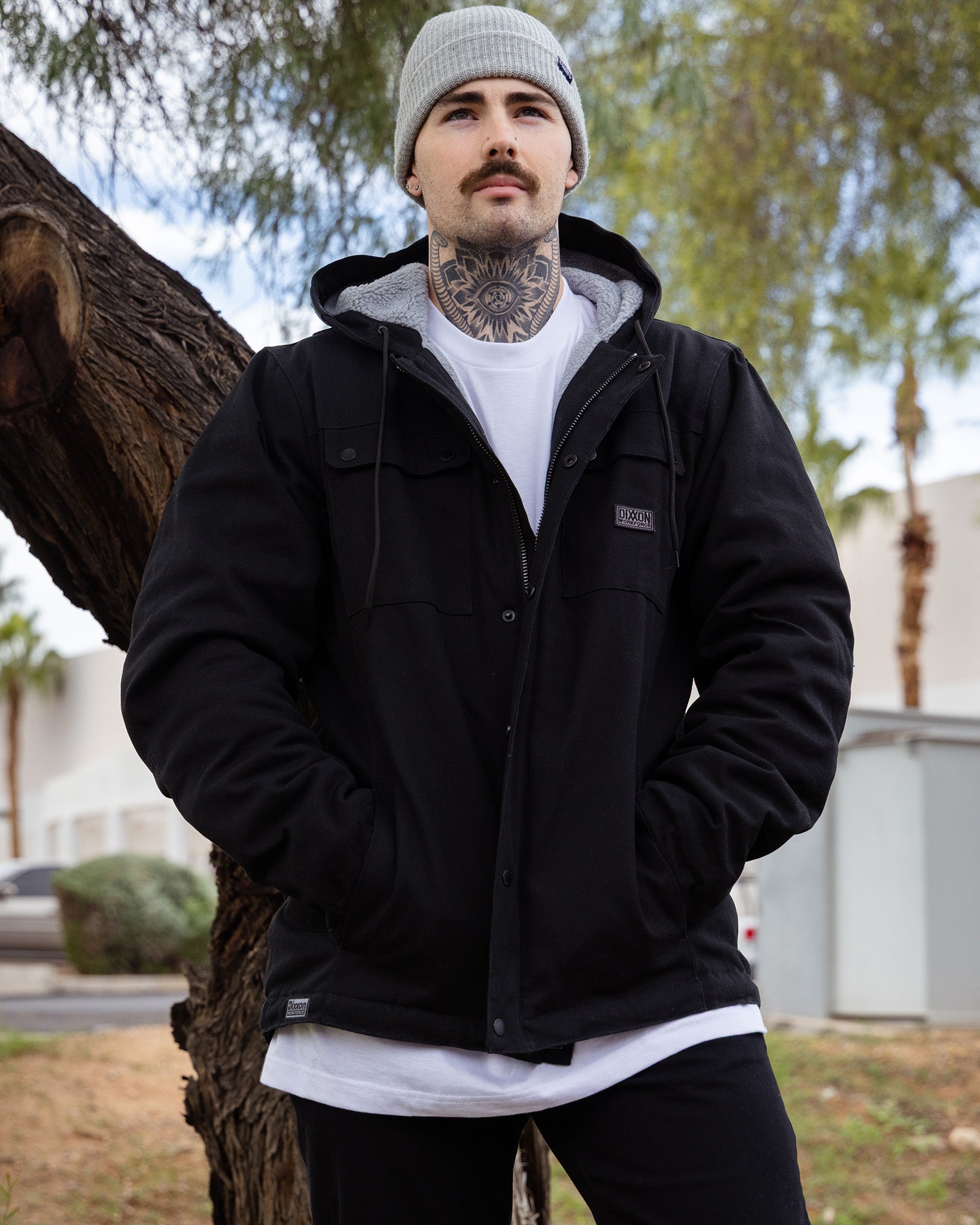 The Colt Sherpa Work Jacket - Black | Dixxon Flannel Co. – DIXXON UK