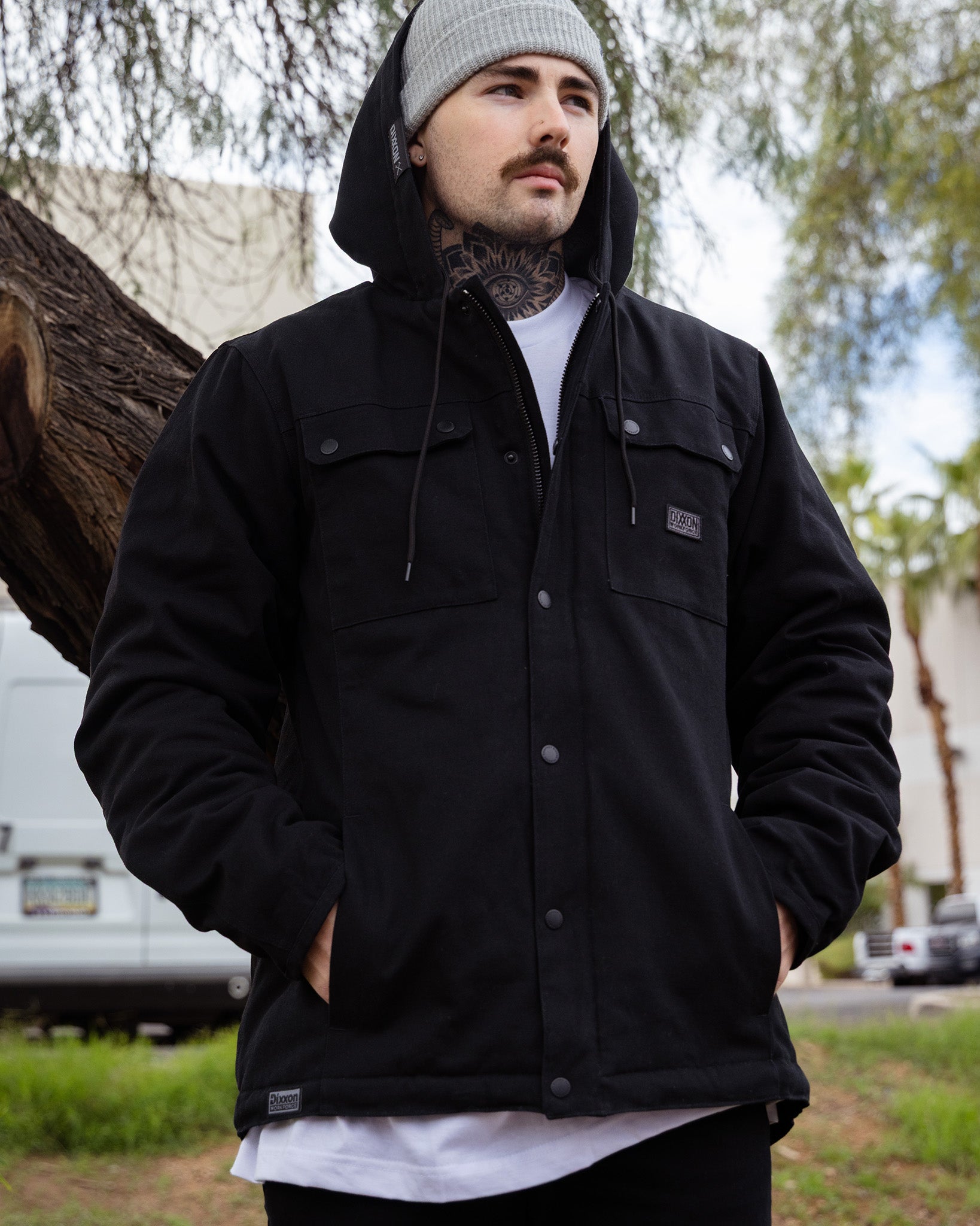 The Colt Sherpa Work Jacket - Black | Dixxon Flannel Co. – DIXXON UK