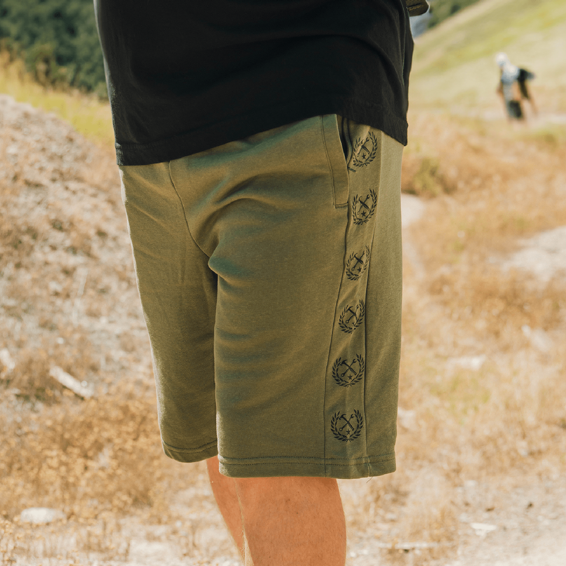 Track Shorts - OD Green