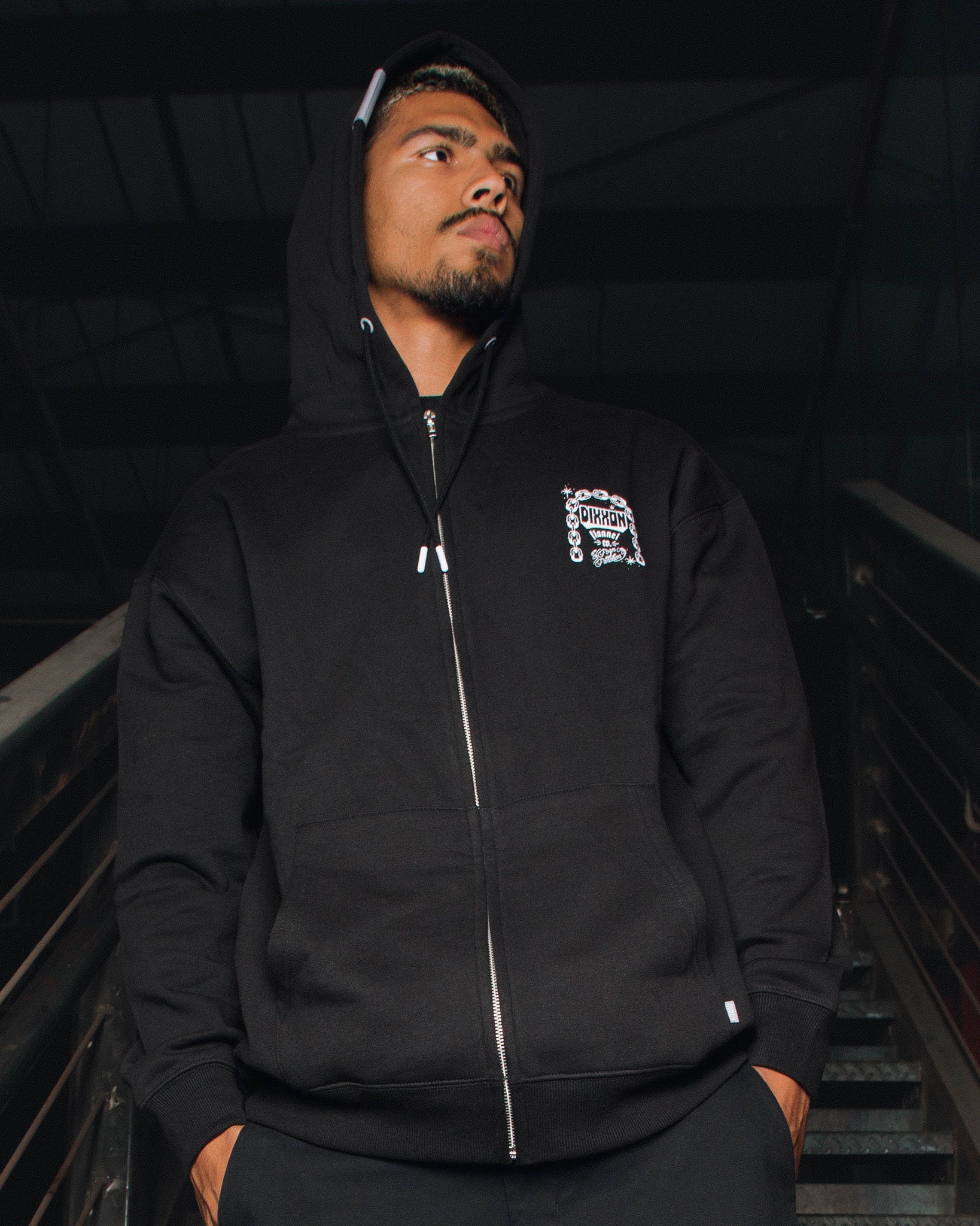 Westside Zip Up - Black