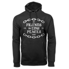 Men's Friends in Low Places Hoodie - Black/White | Dixxon Flannel Co.