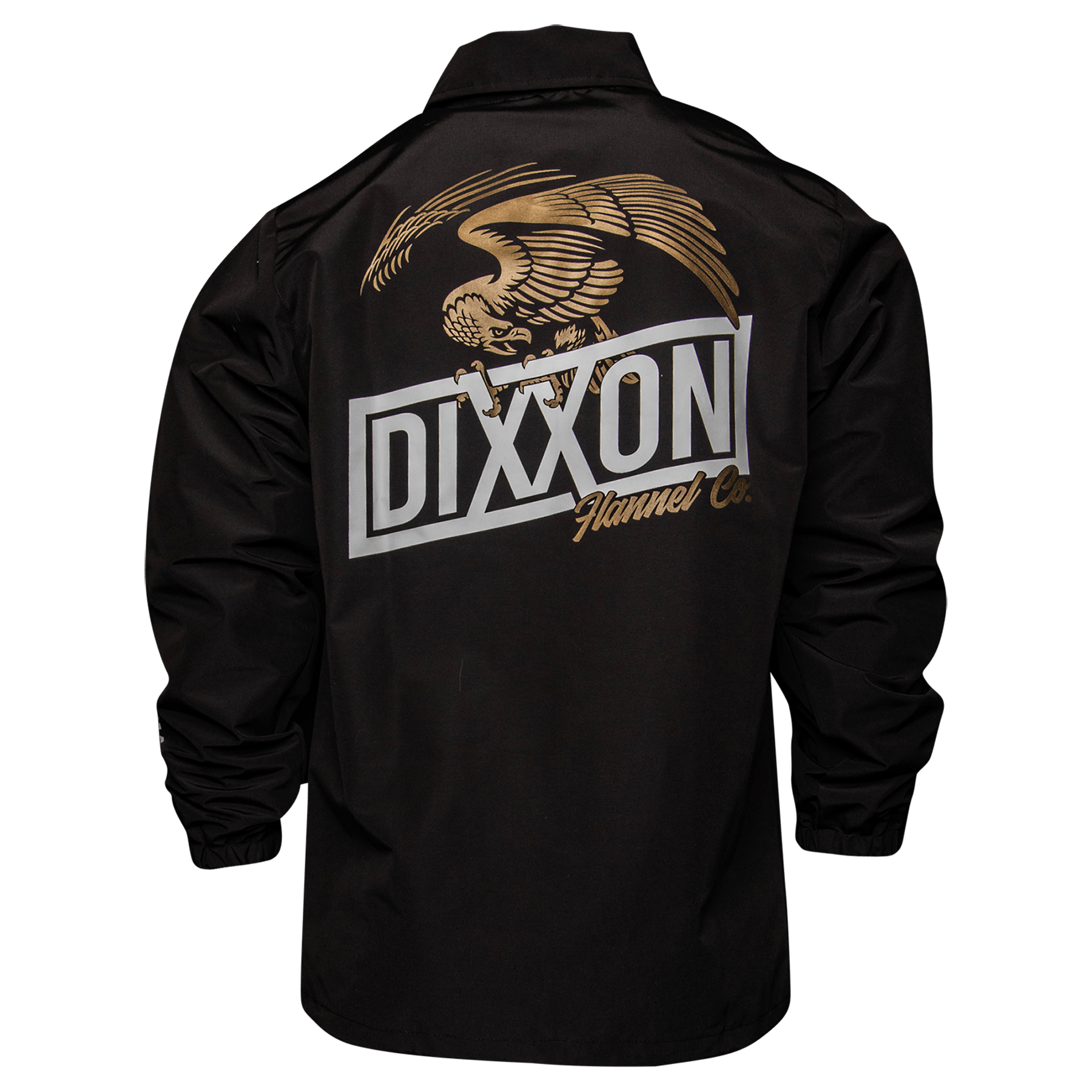 White & Gold Golden Eagle Coaches Jacket - Black - Dixxon Flannel Co.