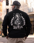 White Low & Behold Crewneck Sweatshirt - Black - Dixxon Flannel Co.