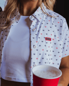 Women's Brochacho Short Sleeve - White - Dixxon Flannel Co.