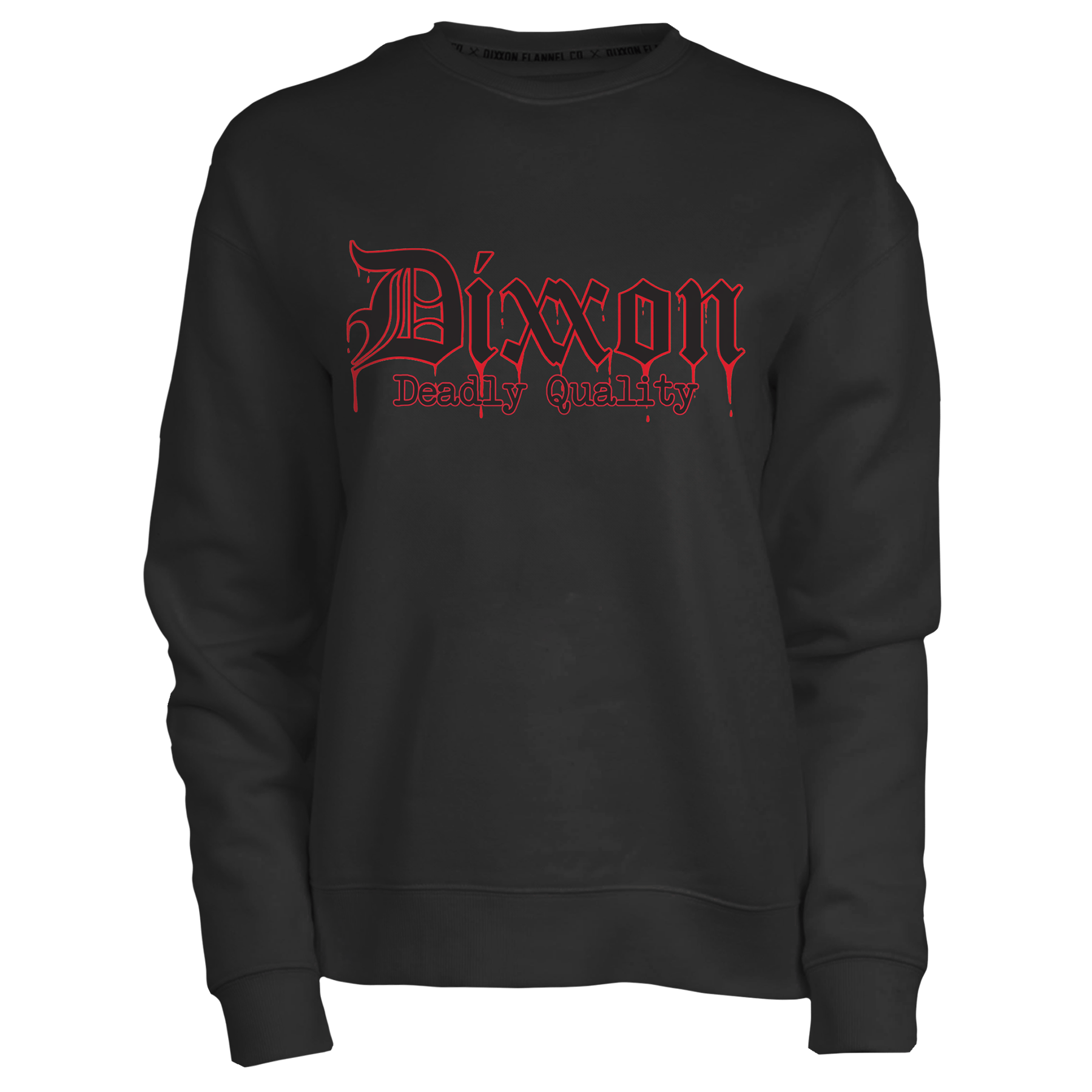 Women's Deadly Quality Crewneck Sweatshirt - Black - Dixxon Flannel Co.
