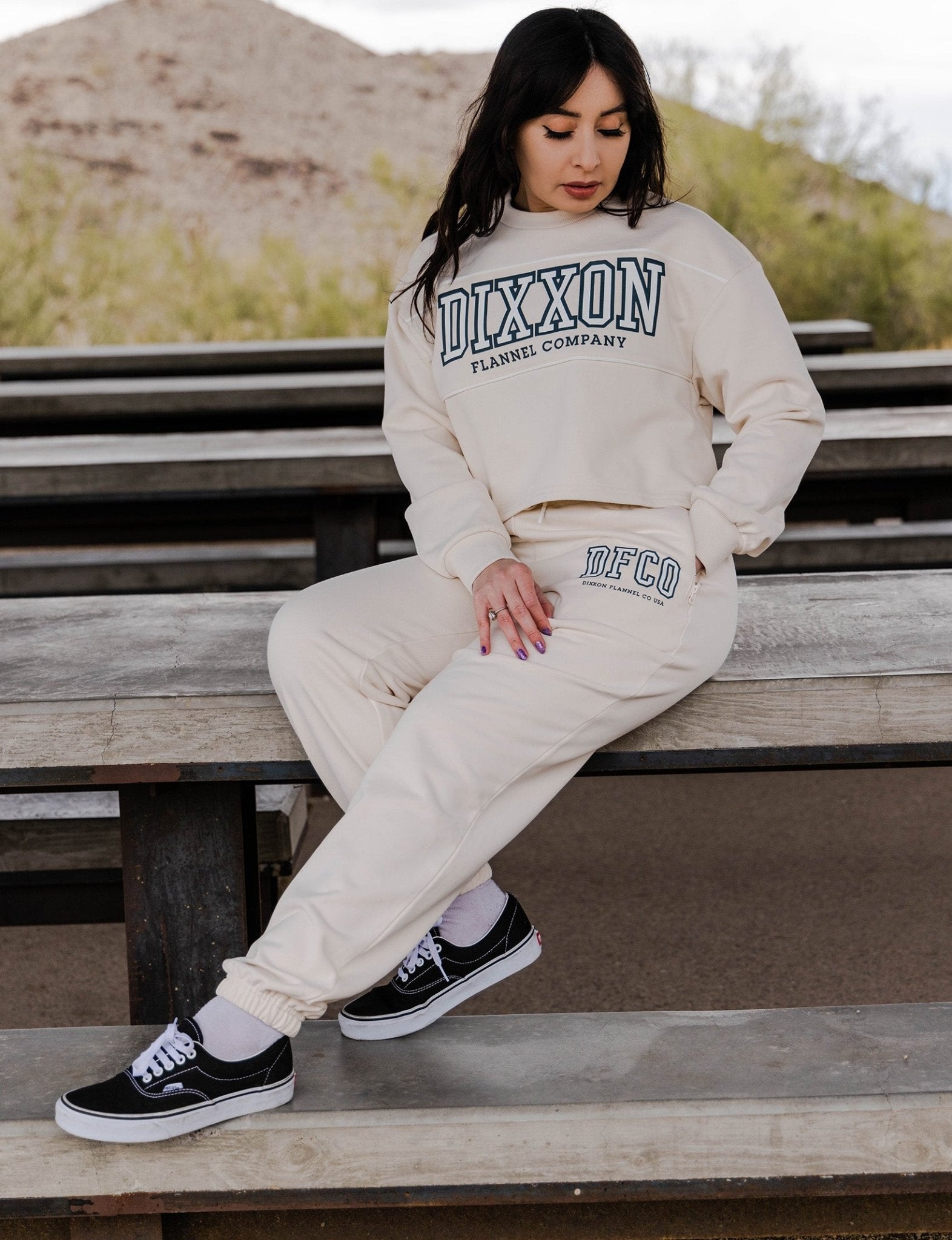 Women's DFCO Sweatpants - Bone - Dixxon Flannel Co.