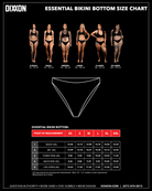 Women's Essential Bikini Bottoms - Black - Dixxon Flannel Co.