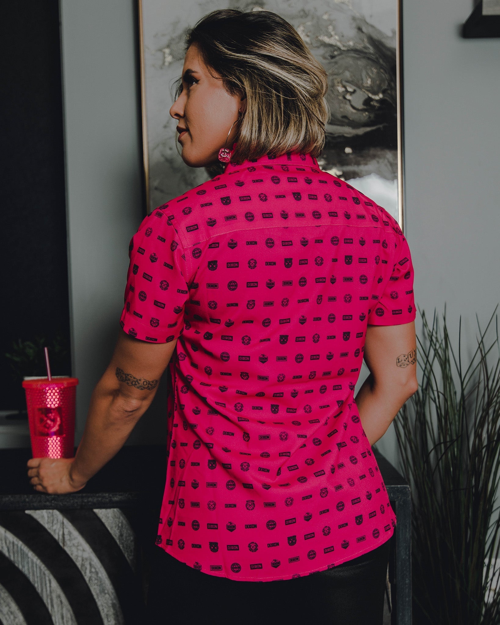 Women's Executive Short Sleeve - Pink - Dixxon Flannel Co.