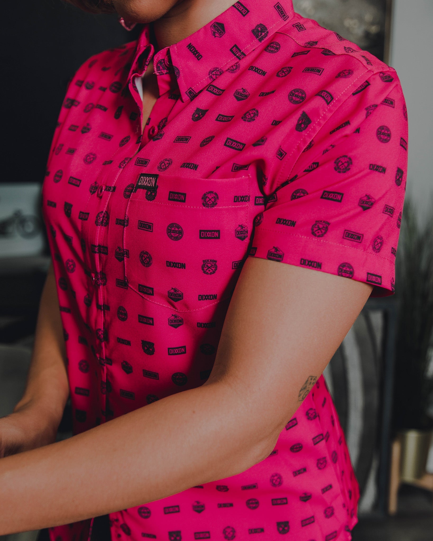 Women's Executive Short Sleeve - Pink - Dixxon Flannel Co.