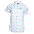 Women's Executive Short Sleeve - White & Tiffany - Dixxon Flannel Co.