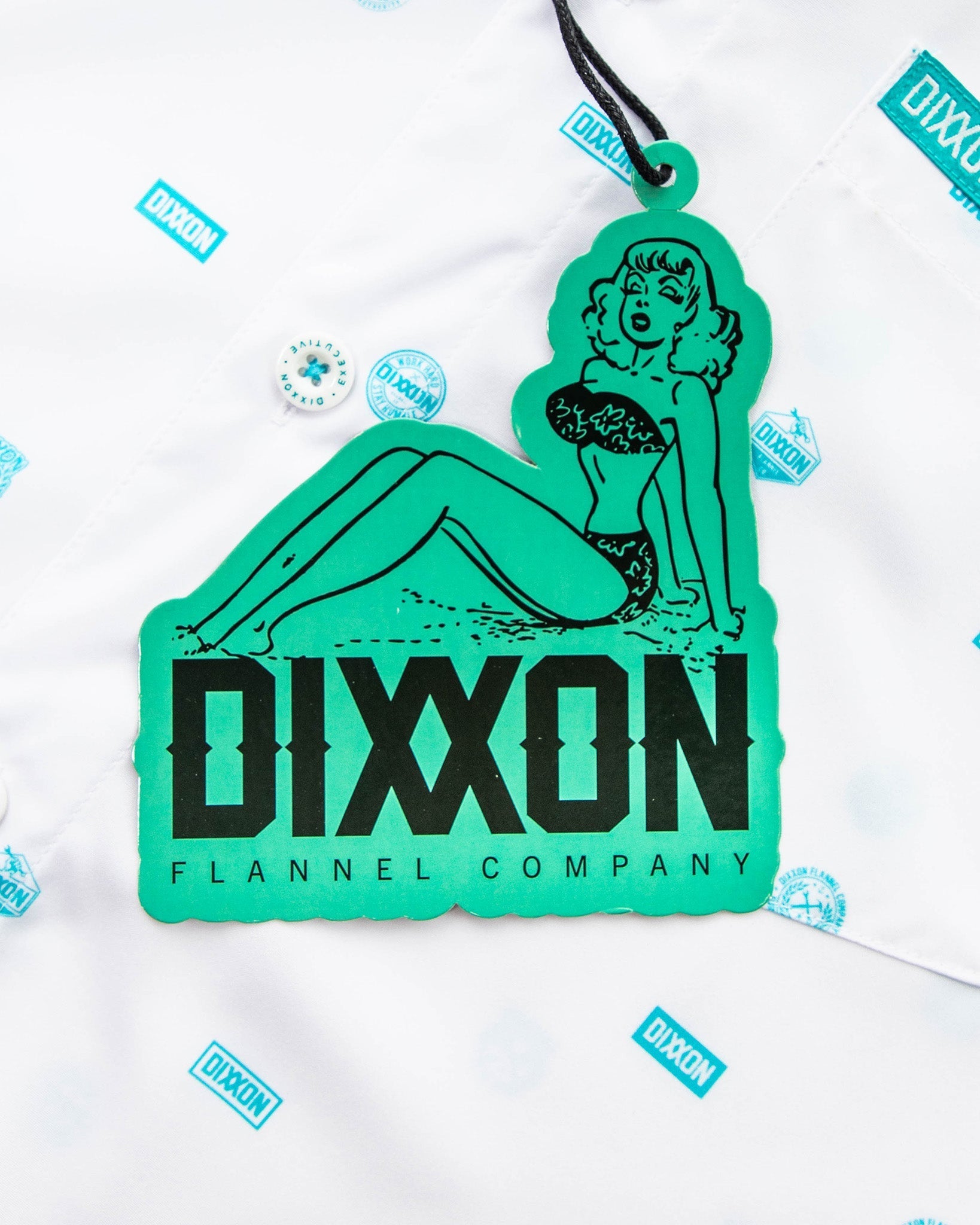 Women's Executive Short Sleeve - White & Tiffany - Dixxon Flannel Co.