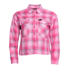 Women's Keep A Breast I Love Boobies Crop Flannel - Dixxon Flannel Co.