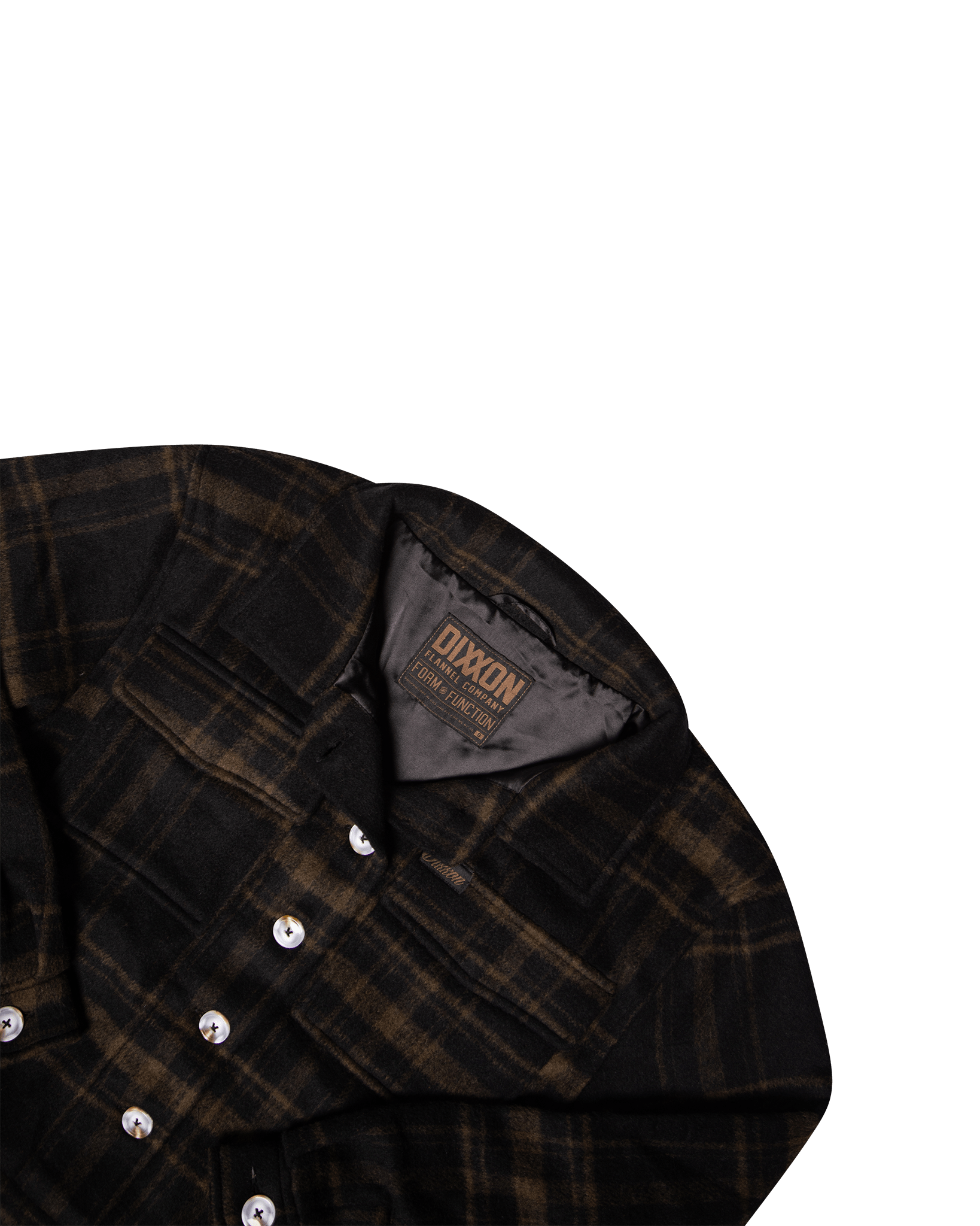Women's Long Shacket - Brown & Black - Dixxon Flannel Co.