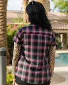Women's Midnight Vice Bamboo Short Sleeve - Dixxon Flannel Co.