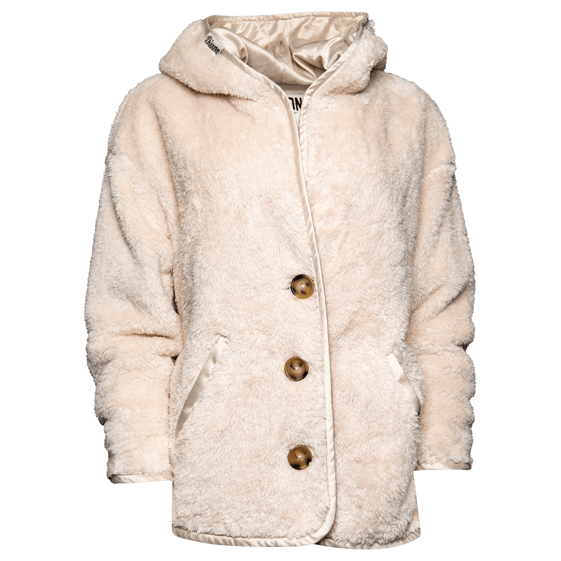 Women's Sherpa Cardigan Latte Dixxon Flannel – DIXXON UK