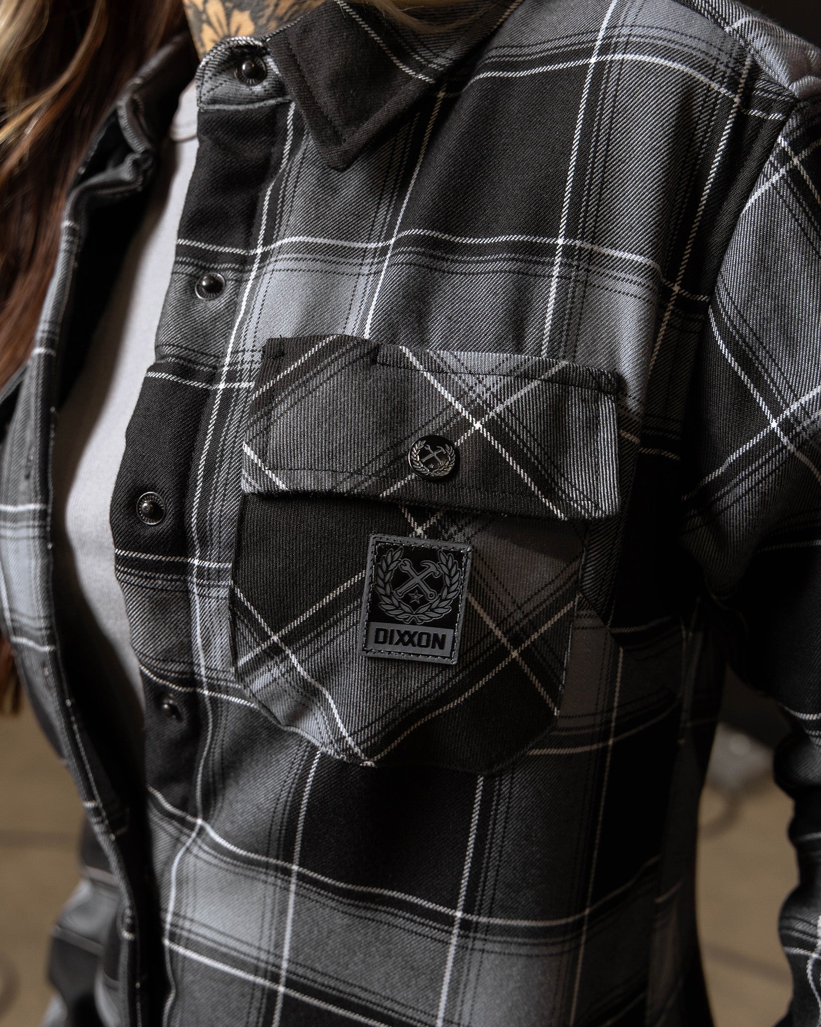 Women's The Graveyard Sherpa Lined Flannel Jacket - Dixxon Flannel Co.