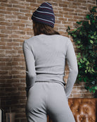 Women's Waffle Knit Joggers - Light Grey | Dixxon Flannel Co.