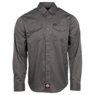 Dixxon WorkForce Long Sleeve Work Shirt - Charcoal