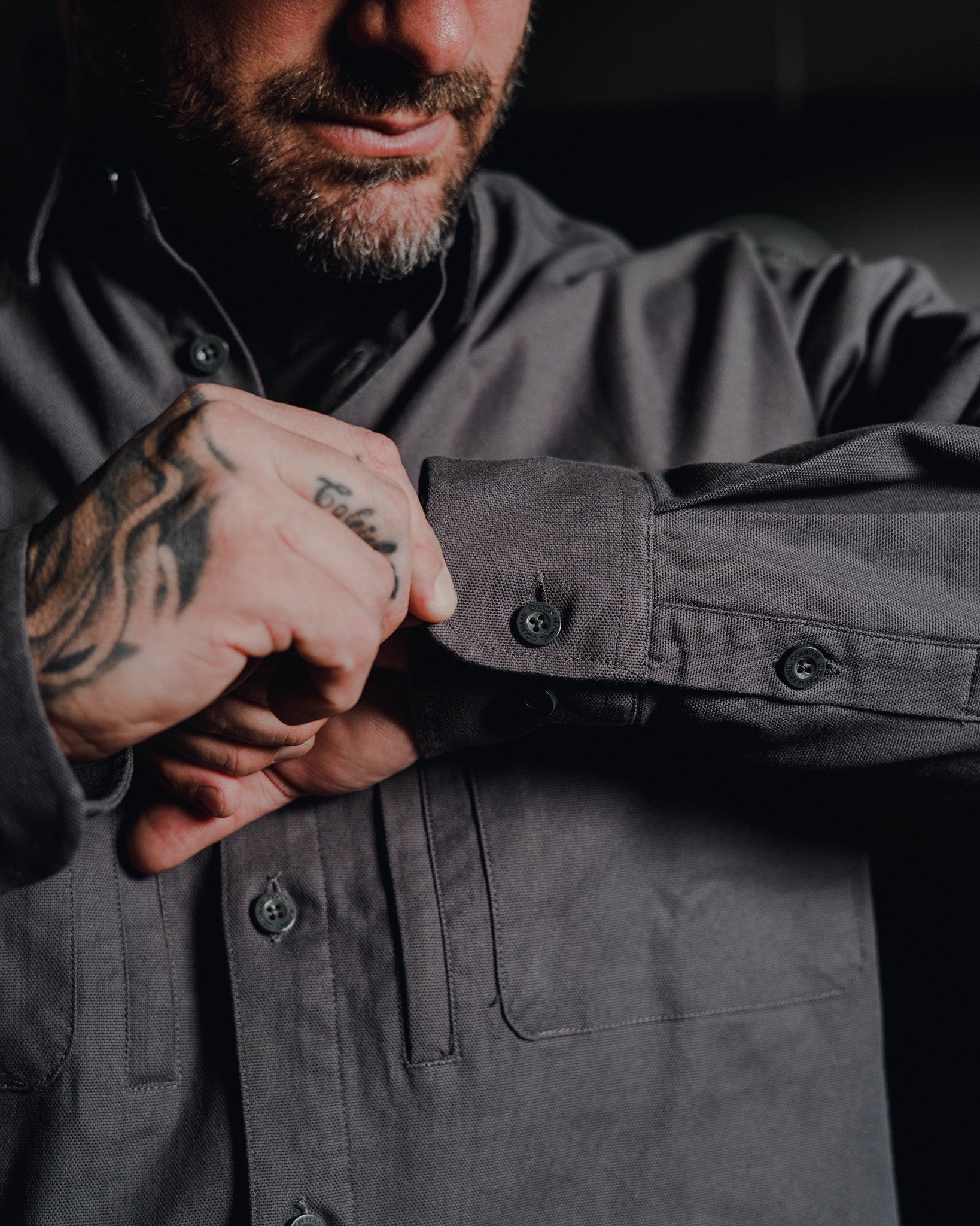 WorkForce Long Sleeve Work Shirt - Grey - Dixxon Flannel Co.