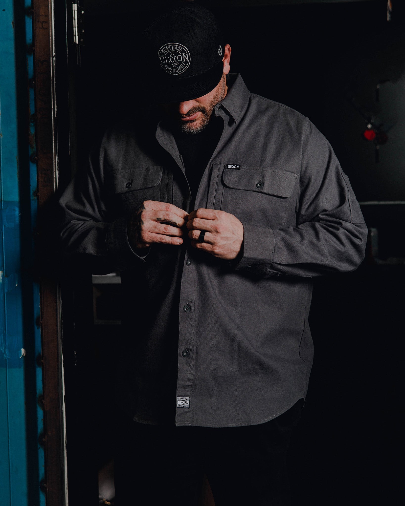 WorkForce Long Sleeve Work Shirt - Grey - Dixxon Flannel Co.