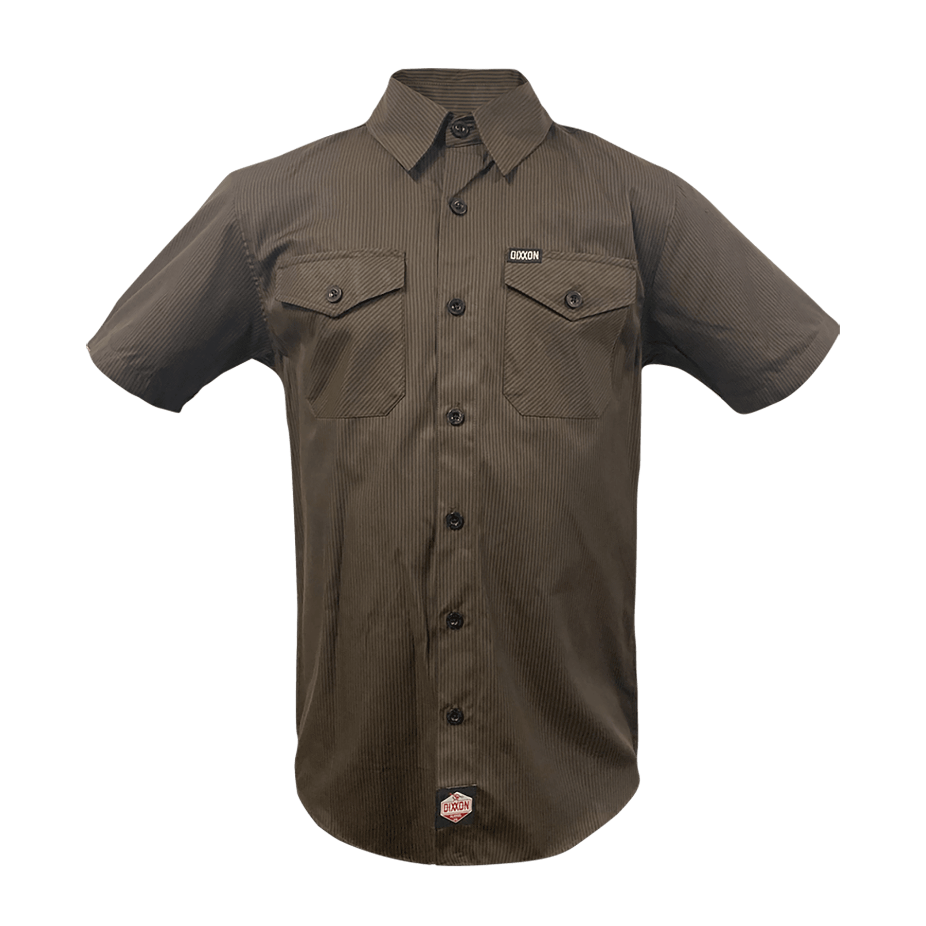 WorkForce Short Sleeve Work Shirt - Brown & Black - Dixxon Flannel Co.