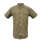 WorkForce Short Sleeve Work Shirt - Khaki & Black - Dixxon Flannel Co.