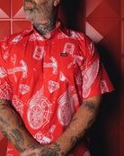 Party Boy 10 YR Short Sleeve - Red | Dixxon Flannel Co.