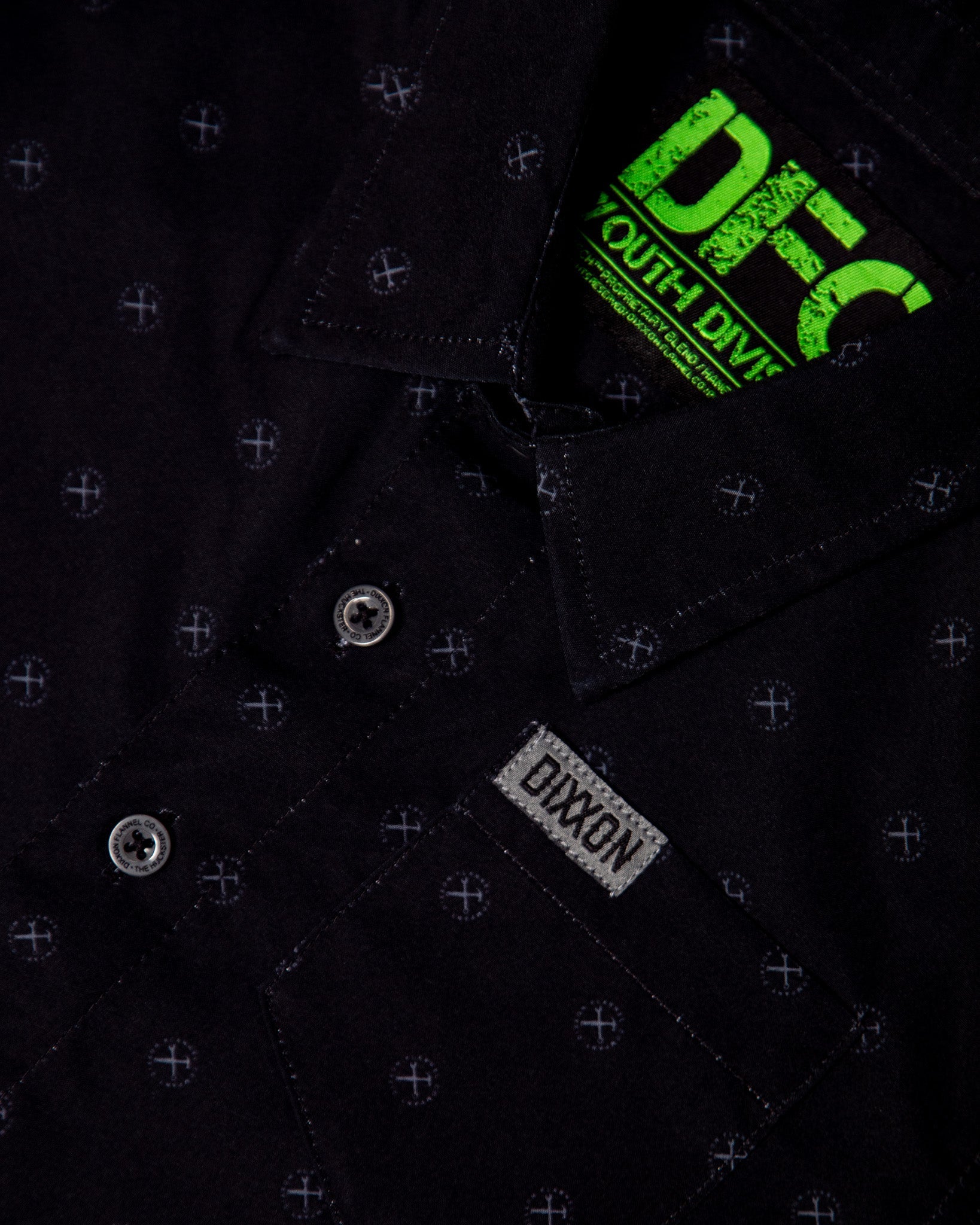 Youth Huckster Party Shirt - Black & Grey - Dixxon Flannel Co.