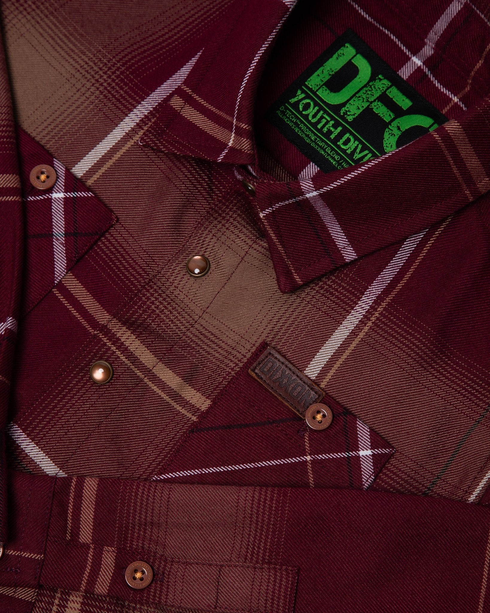 Youth The Cabernet Flannel - Dixxon Flannel Co.