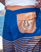 Doldrum Boardshorts - Blue & Gold | Dixxon Flannel Co. 
