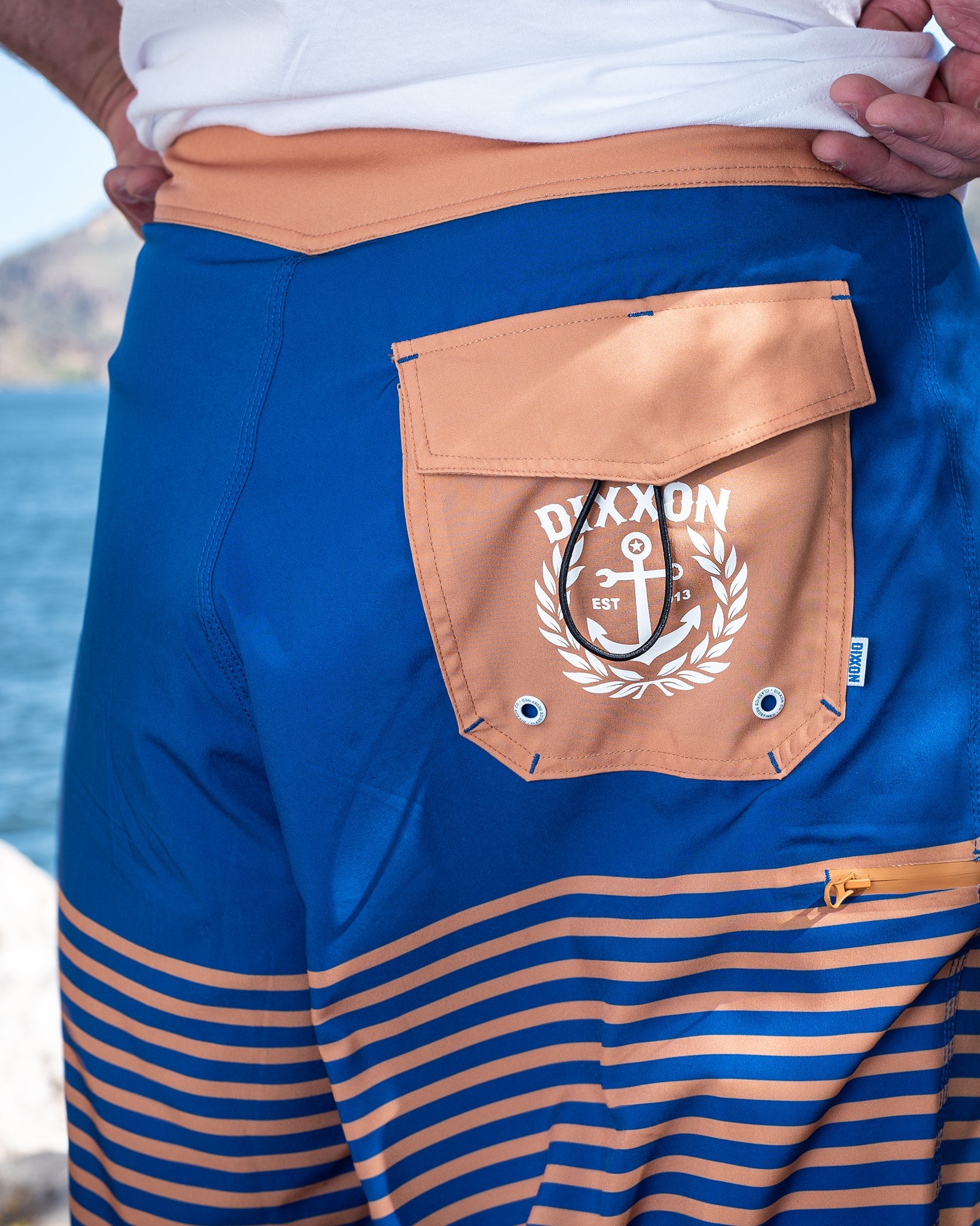 Doldrum Boardshorts - Blue & Gold | Dixxon Flannel Co. 