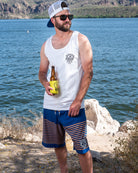 Doldrum Boardshorts - Blue & Gold | Dixxon Flannel Co. 