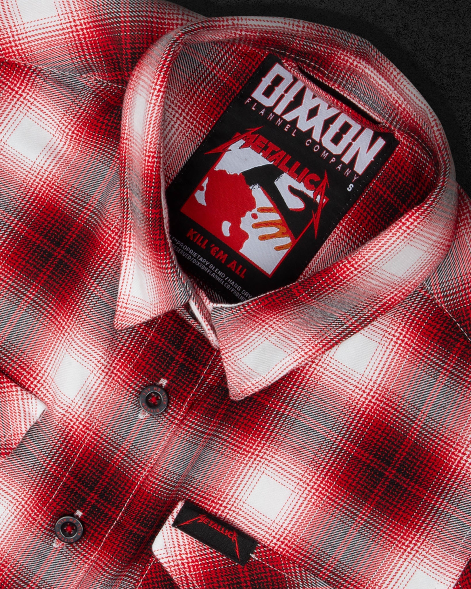 Women's Metallica Kill 'Em All Flannel Dixxon Flannel Co. DIXXON UK