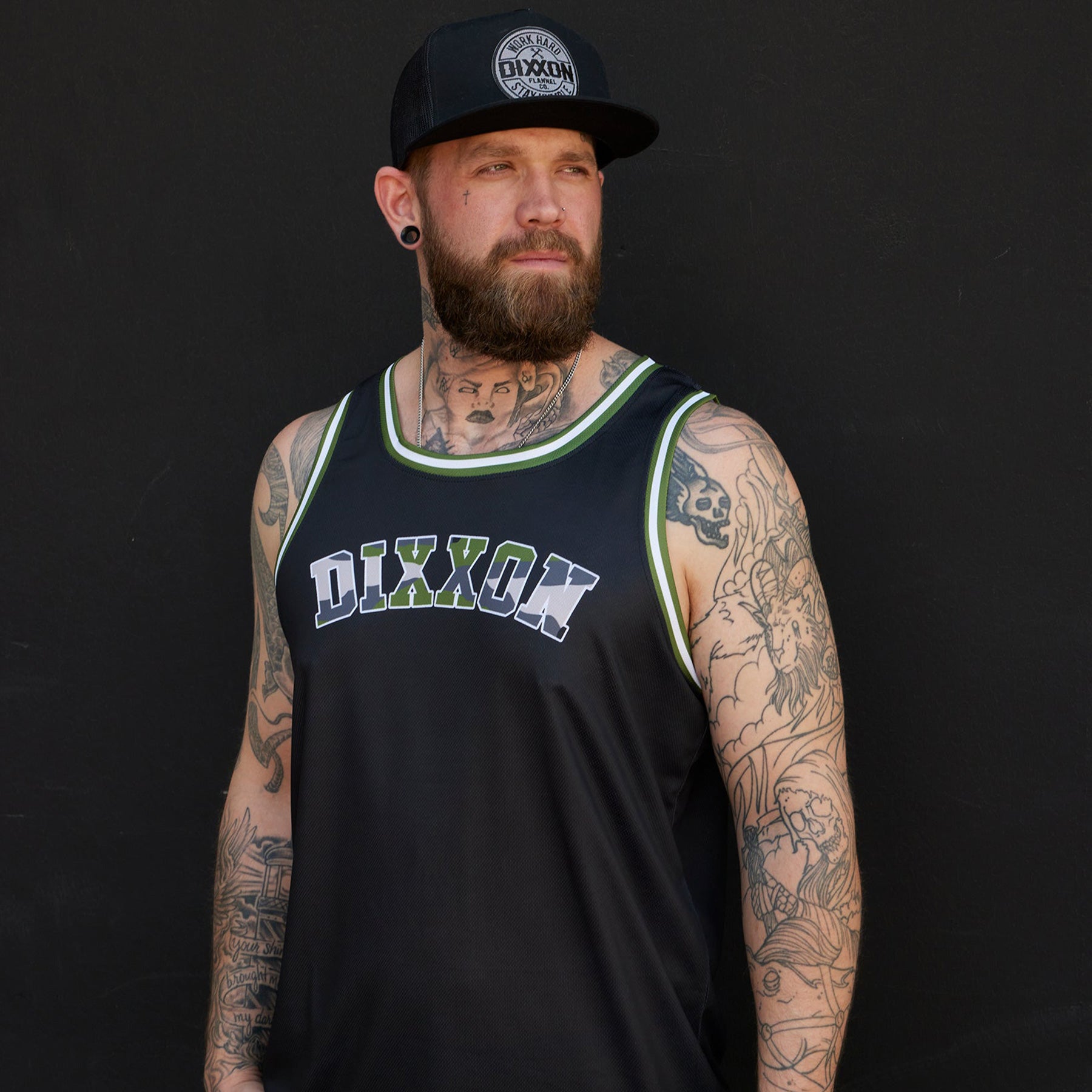 Dixxon Unapologetically American Jersey - Black & Camo