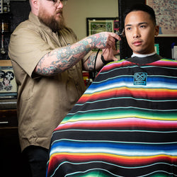 Barber cape design