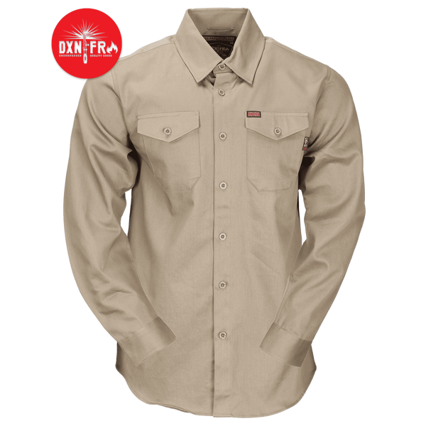Dixxon WorkForce FR Work Shirt - Khaki – DIXXON UK