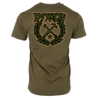 Party Crest T-Shirt - O.D. Green & Tan - Dixxon Flannel Co.