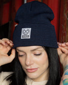 Ribbed Beanie - Heather Navy - Dixxon Flannel Co.