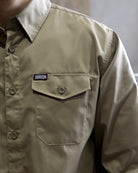 WorkForce Long Sleeve Work Shirt - Khaki - Dixxon Flannel Co.